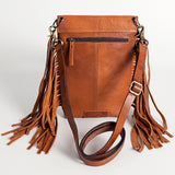 American Darling ADBGH132 Messenger Hand Tooled Genuine Leather Women Bag Western Handbag Purse
