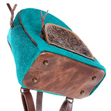 American Darling Backpack Hand Tooled Hair on Genuine Leather Western Women Bag | for Laptop School Purse Travel