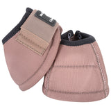 Pink nylon bell boots with black cuff trim - Uhorse