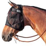 Yearling Sizecashel Quiet Ride Horse Light Weight Fly Mask Standard Black