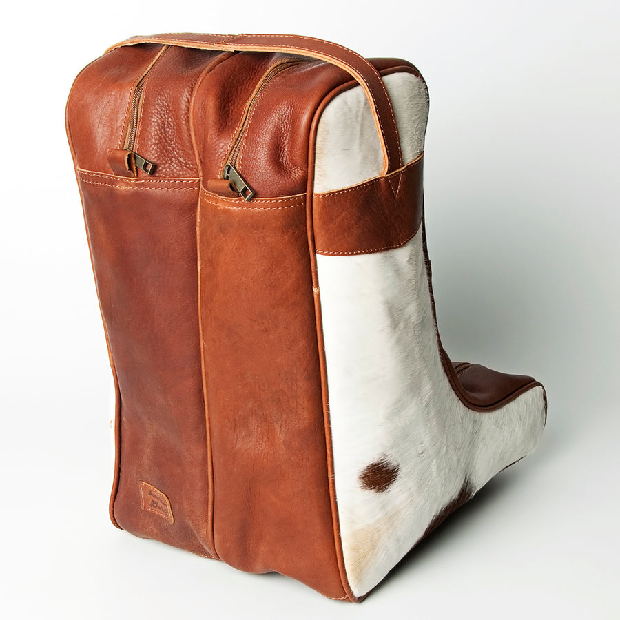 American Darling Boot Cover Hair on Genuine Leather Women Bag Western Handbag Purse | Cowhide Rodeo Travel