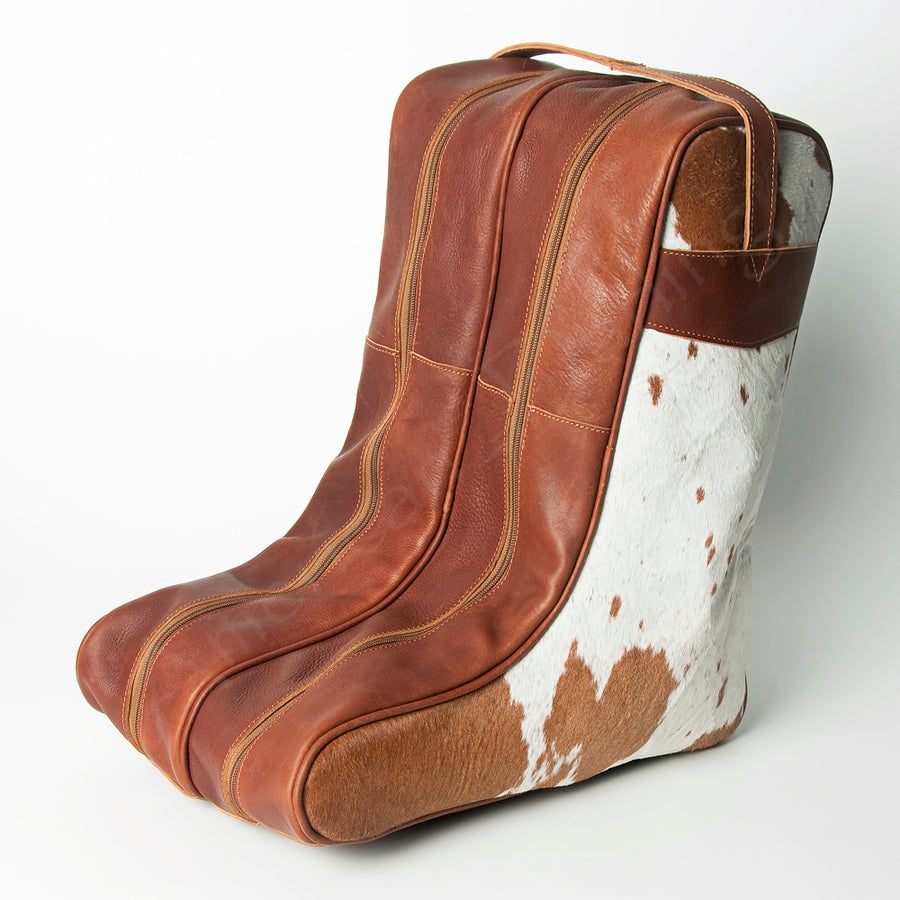 American Darling ADBGZ160 Boot Cover Hair On Genuine Leather Women Bag by Hilason – Cowboy and equestrian accessories