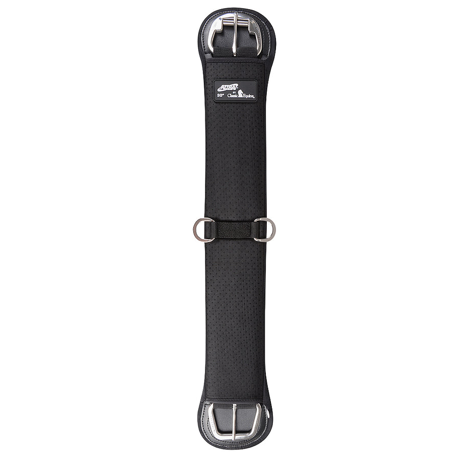 32 In Classic Equine Aura H. Cinch Straight Black by Hilason – Cowboy and equestrian accessories