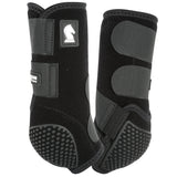 Small Classic Equine H. Boot Flexion Legacy Support Front Black – by Hilason – Cowboy and equestrian accessories