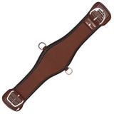 26 In Classic Equine Featherflex Cinch Roper Brown