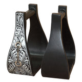 HILASON H. W. Saddle Engraved Metal Roper Stirrups | Trail Riding by Hilason – Cowboy and equestrian accessories