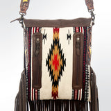 American Darling Messenger Saddle Blanket Genuine Leather Women Bag Western Handbag Purse