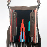 American Darling Messenger Saddle Blanket Genuine Leather Women Bag Western Handbag Purse