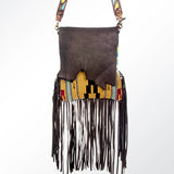 American Darling Messenger Saddle Blanket Genuine Leather Women Bag Western Handbag Purse