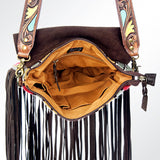 American Darling Messenger Saddle Blanket Genuine Leather Women Bag Western Handbag Purse