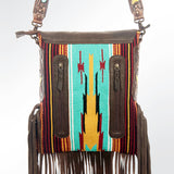 American Darling Messenger Saddle Blanket Genuine Leather Women Bag Western Handbag Purse