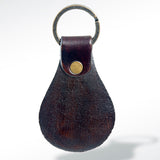 American Darling ADKR150 Hand Tooled Carved Genuine Leather Keyring