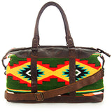 American Darling Duffel Saddle Blanket Genuine Leather Women Bag Western Handbag Purse