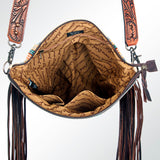 American Darling Cross Body Hand Tooled Saddle Blanket Genuine Leather Western Women Bag Handbag Purse | Crossbody for Cute