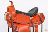 Western American Leather Horse Saddle Wide Gullet Trail Hilason
