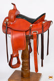 Western American Leather Horse Saddle Wide Gullet Trail Hilason