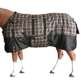 81" Hilason 1200D Winter Waterproof Turnout Horse Blanket Belly Wrap Plaid - Uhorse