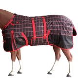 68" Hilason 1200D Winter Waterproof Turnout Horse Blanket Belly Wrap Plaid - Uhorse