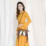American Darling Cross Body Hand Tooled Saddle Blanket Genuine Leather Western Women Bag Handbag Purse | Crossbody for Cute