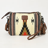 American Darling Cross Body Hand Tooled Saddle Blanket Genuine Leather Western Women Bag Handbag Purse | Crossbody for Cute