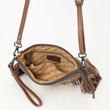 American Darling Cross Body Hand Tooled Saddle Blanket Genuine Leather Western Women Bag Handbag Purse | Crossbody for Cute