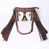 American Darling Cross Body Hand Tooled Saddle Blanket Genuine Leather Western Women Bag Handbag Purse | Crossbody for Cute