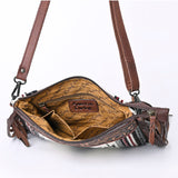 American Darling Cross Body Hand Tooled Saddle Blanket Genuine Leather Western Women Bag Handbag Purse | Crossbody for Cute