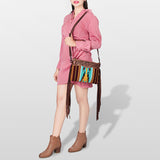 American Darling Cross Body Hand Tooled Saddle Blanket Genuine Leather Western Women Bag Handbag Purse | Crossbody for Cute