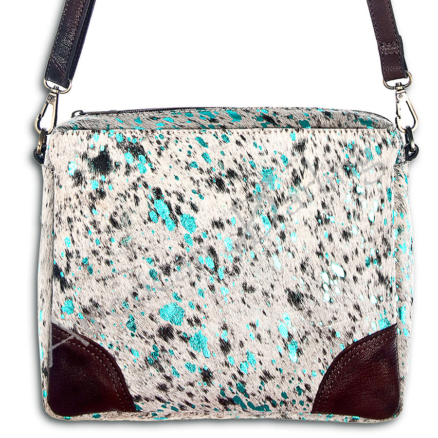 ADBGZ186 American Darling Hair On Genuine Leather Women Bag W. Handbag by Hilason – Cowboy and equestrian accessories