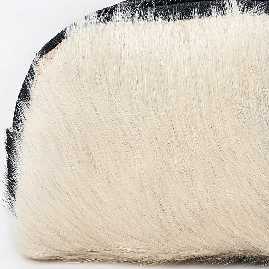 American Darling Coin Purse Bag Handcrafted from Hair-On Cowhide & Genuine Leather with Braided Pull and YKK Zipper