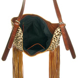 American Darling ADBGI107 Hobo Hair-On Genuine Leather Women Bag Western Handbag Purse