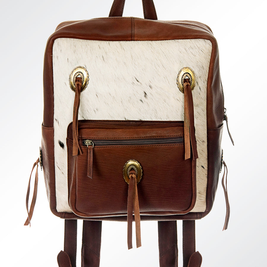 American Darling Backpack Hair on Genuine Leather Western Women Bag | Handbag Duffle Weekend Travel Bags