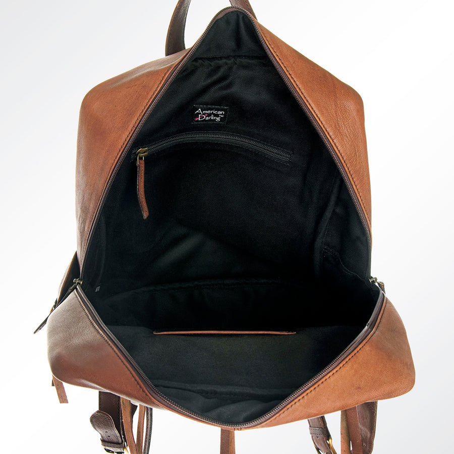American Darling Backpack Hair on Genuine Leather Western Women Bag | Handbag Duffle Weekend Travel Bags