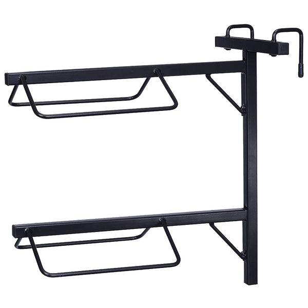 Tough 1 Breakdown Traveling Horse Saddle Rack Black