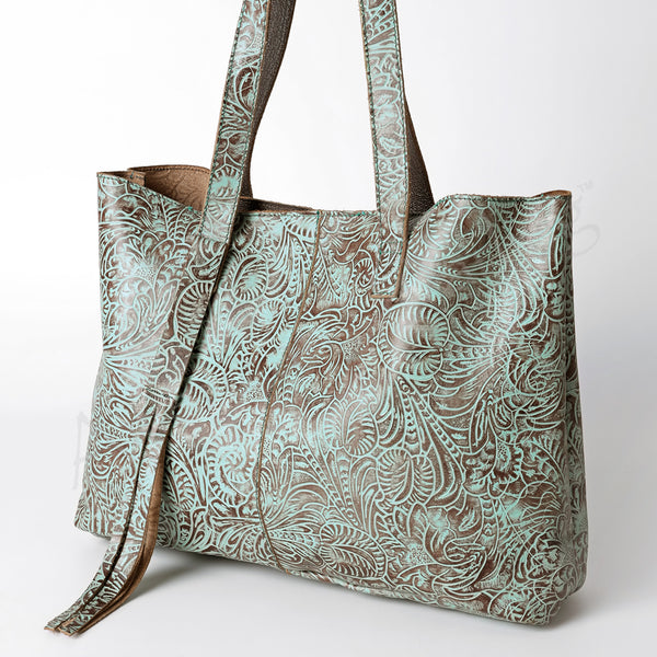 American Darling Tote Embossed Genuine Leather Western Women Bag Handbag Purse | Travel Bags College Casual - Uhorse