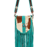 American Darling Crossbody Hair on Genuine Leather Women Bag Western Handbag