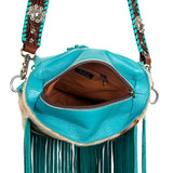 American Darling Crossbody Hair on Genuine Leather Women Bag Western Handbag