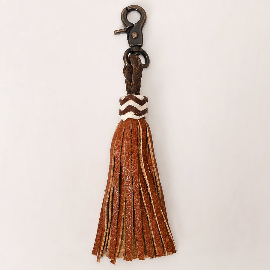 American Darling ADTLG107-6 Tassel Fringes Genuine Leather For Bags – by Hilason – Cowboy and equestrian accessories