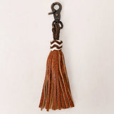 American Darling ADTLG107-6 Tassel Fringes Genuine Leather For Bags – by Hilason – Cowboy and equestrian accessories
