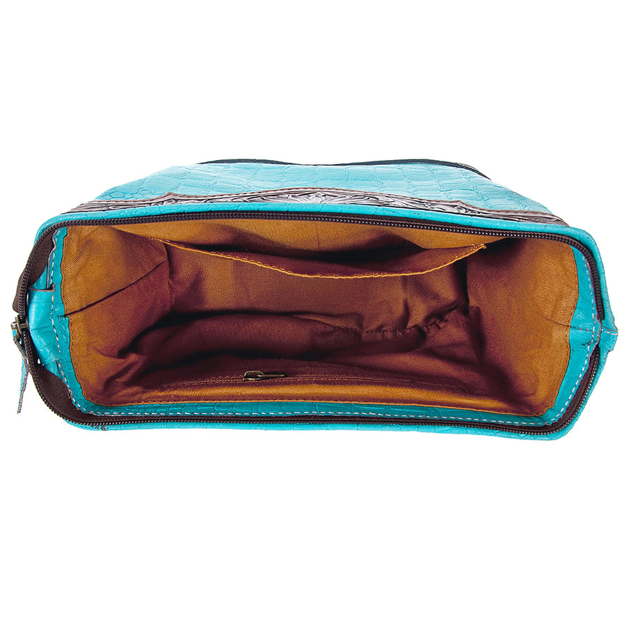 American Darling Jewelry Case Hand Tooled Genuine Leather Western Women Bag | Organizer Box