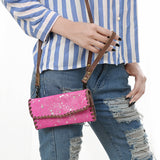 American Darling Organiser Hair on-Genuine Leather Western Women Bag Handbag Purse | for Cute