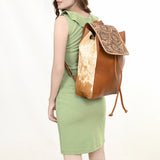 American Darling Backpack Hair On Genuine Leather Women Bag Western Handbag Purse