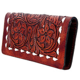 American Darling Clutch Hand Tooled Genuine Leather Women Bag Western Handbag Purse