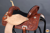 HILASON Western Horse Saddle Hilason In American Leather Flex Tree Barrel Trail | American Saddle Horse | Leather Saddle | Western Saddle | Saddle for Horses | Horse Saddle Western