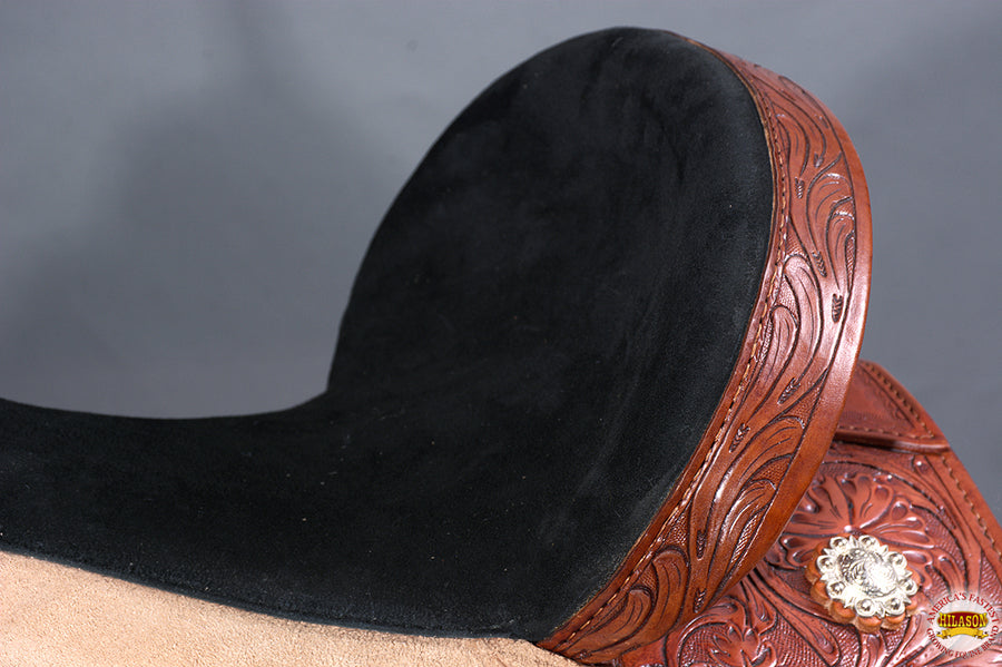 HILASON Western Horse Saddle In American Leather Flex Tree Barrel Trail | for Horses