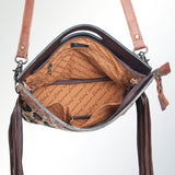 American Darling Clutch Hand Tooled Hair on Genuine Leather Western Women Bag Handbag Purse | Purses for Cute