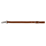 Brown leather horse lead with metal snap hook - Uhorse
