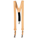 Medium Nocona Belt Mens Basic Basket Leather Suspender Tan