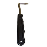 Hoof pick with black handle and metal hook - Uhorse