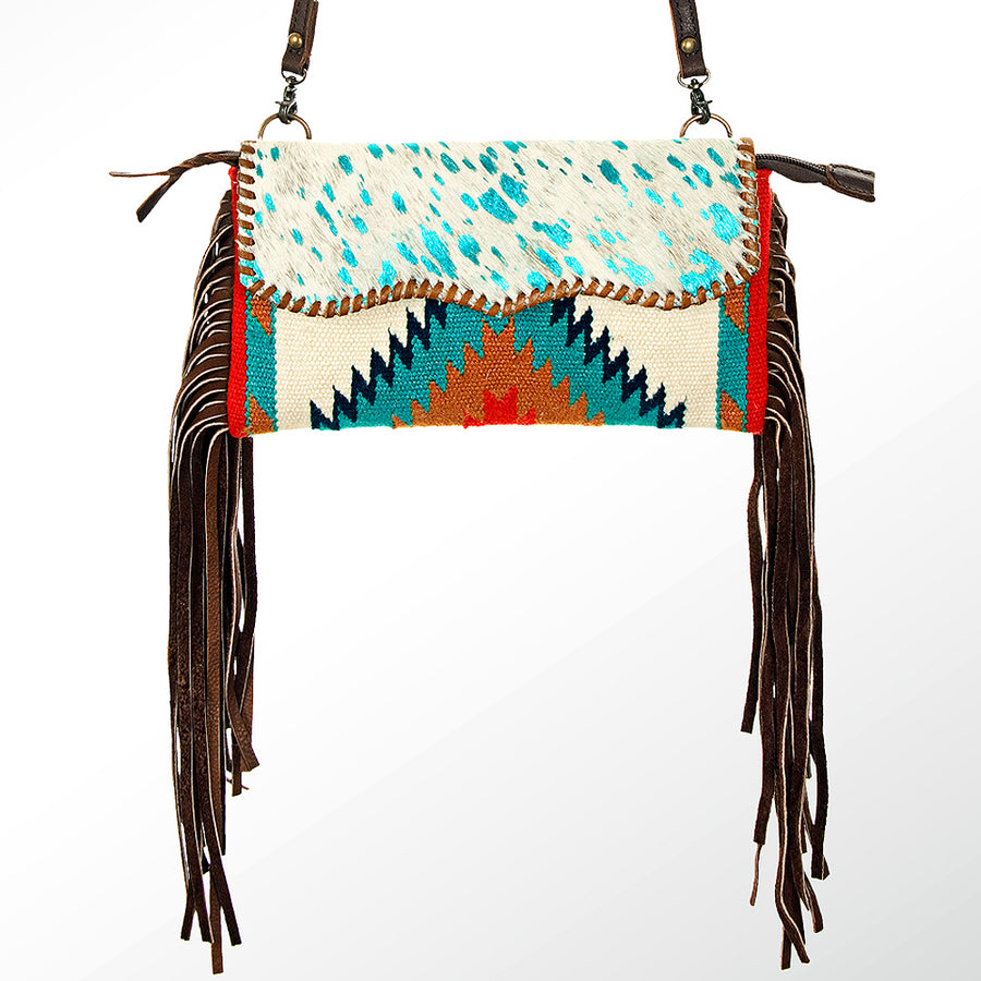 American Darling Wristlet Bag Handcrafted from Floral Embossed Damascus Genuine Leather with YKK Zipper and Wrist Strap